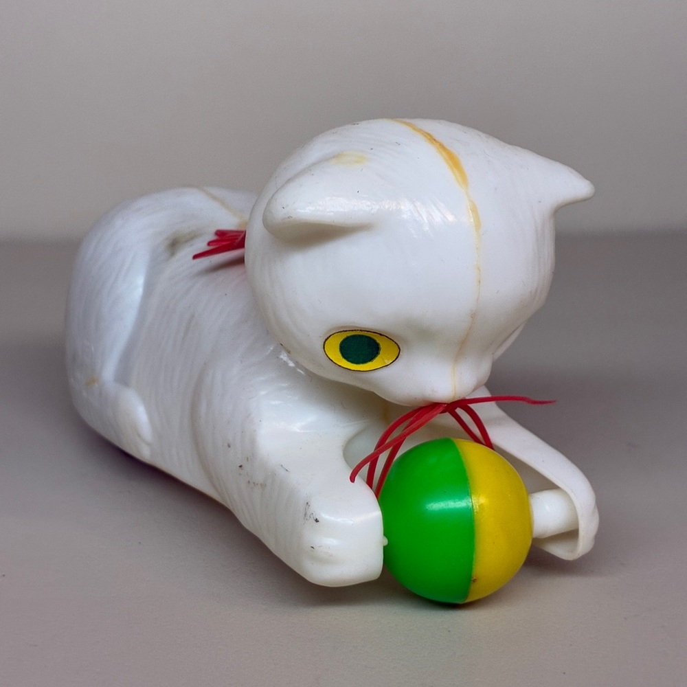 Vintage Kohler Tin Cat Wind Up Clockwork Toy Germany No Key